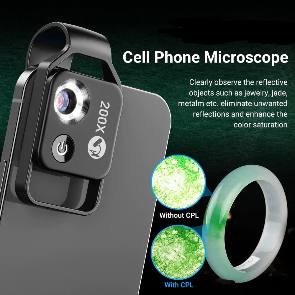 200X magnification Lens for Mobile Phone - AllYearGoods