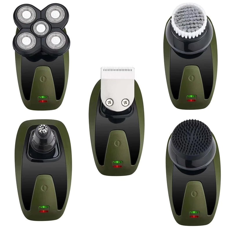 5in1 Grooming Kit Electric Shaver For Men Wet Dry Bald Head Shaving - AllYearGoods
