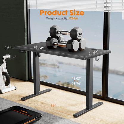 Electric Height Adjustable Standing Desk,Sit to Stand Ergonomic