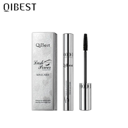 QIBEST Black Mascara Eyelashes Mascara 4D Silky Eyelashes Lengthening