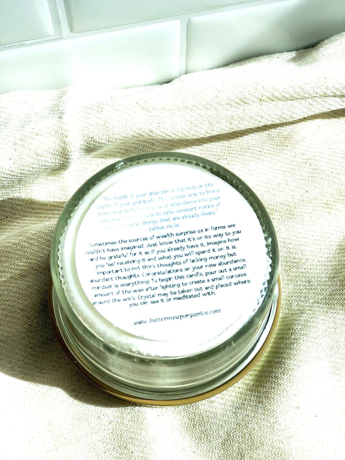 Abundance Candle / Ritual Candle / Intention Candle / Hand Poured - AllYearGoods