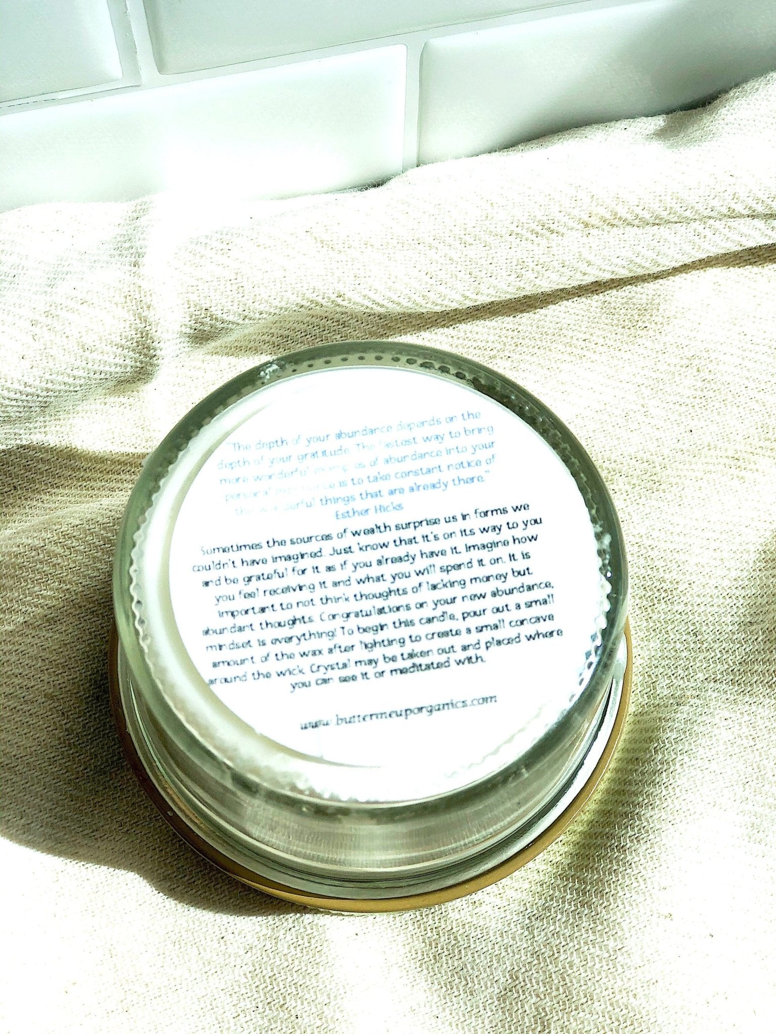 Abundance Candle / Ritual Candle / Intention Candle / Hand Poured - AllYearGoods