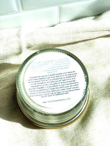 Abundance Candle / Ritual Candle / Intention Candle / Hand Poured - AllYearGoods