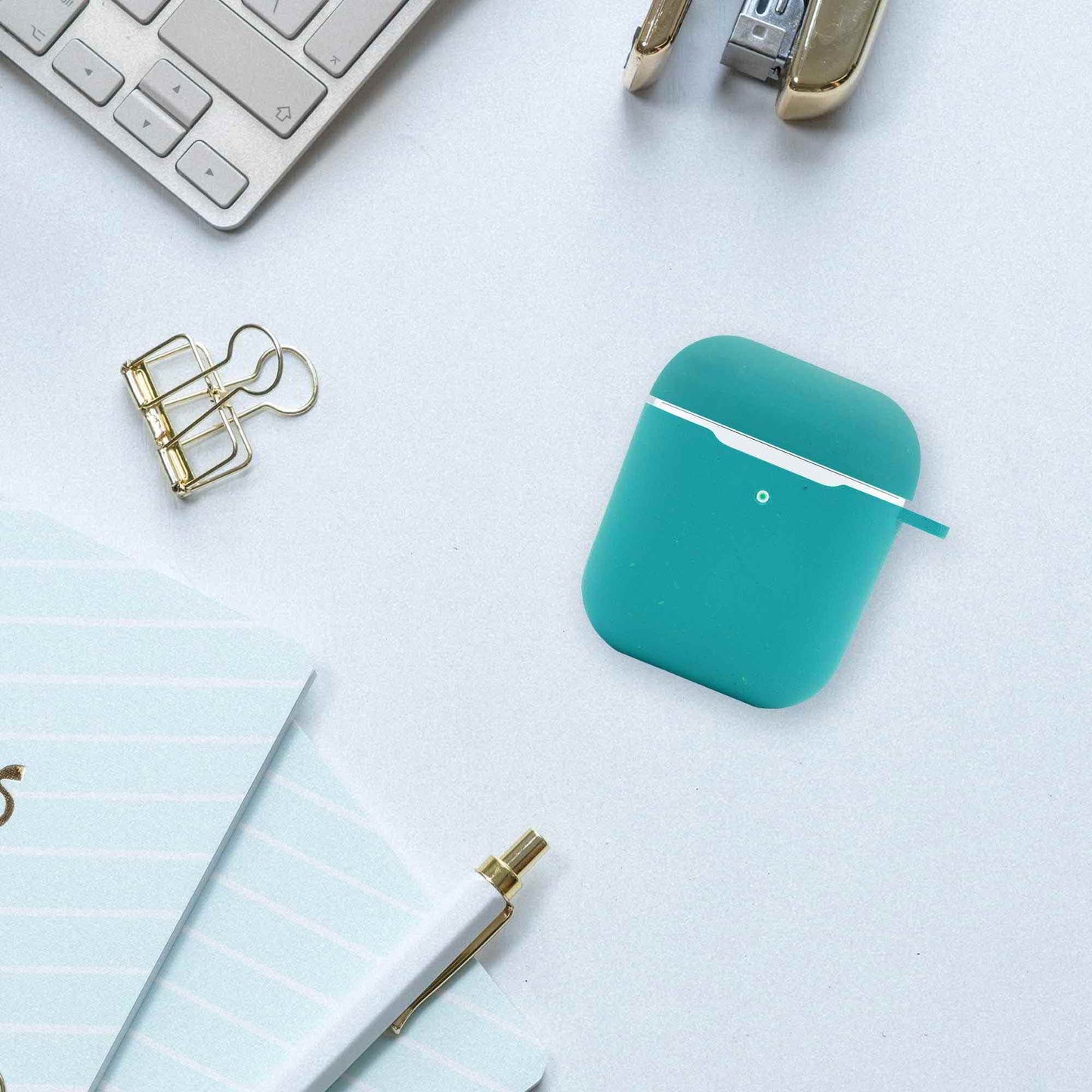 Biodegradable AirPods Case - Ocean Blue - AllYearGoods