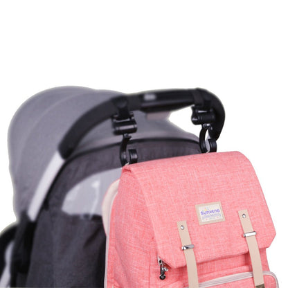 Canvas Diaper Bag Travel Backpack - AllYearGoods
