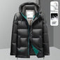 New Winter Down Jacket Men's Duck Down Cold-proof Black Gold Graphene