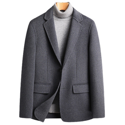 RoyalForm™ Men's Wool Coat – Luxury & Warmth for Winter