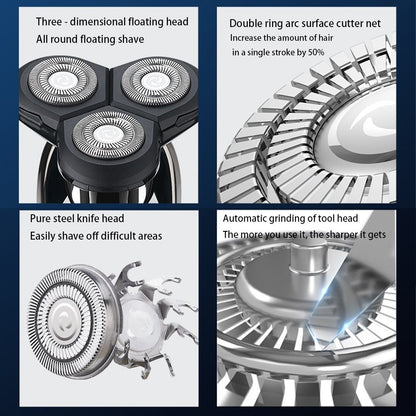 Electric Razor Electric Shaver Rechargeable Shaving Machine for Men - AllYearGoods