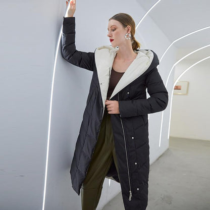 Hooded parkas coat women New warm cotton long winter coat jacket - AllYearGoods