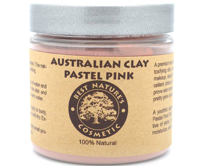 Australian Pastel Pink Clay for stressed, mature skin