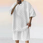 Men Leisure Oversized Two - piece shorts Set - AllYearGoods