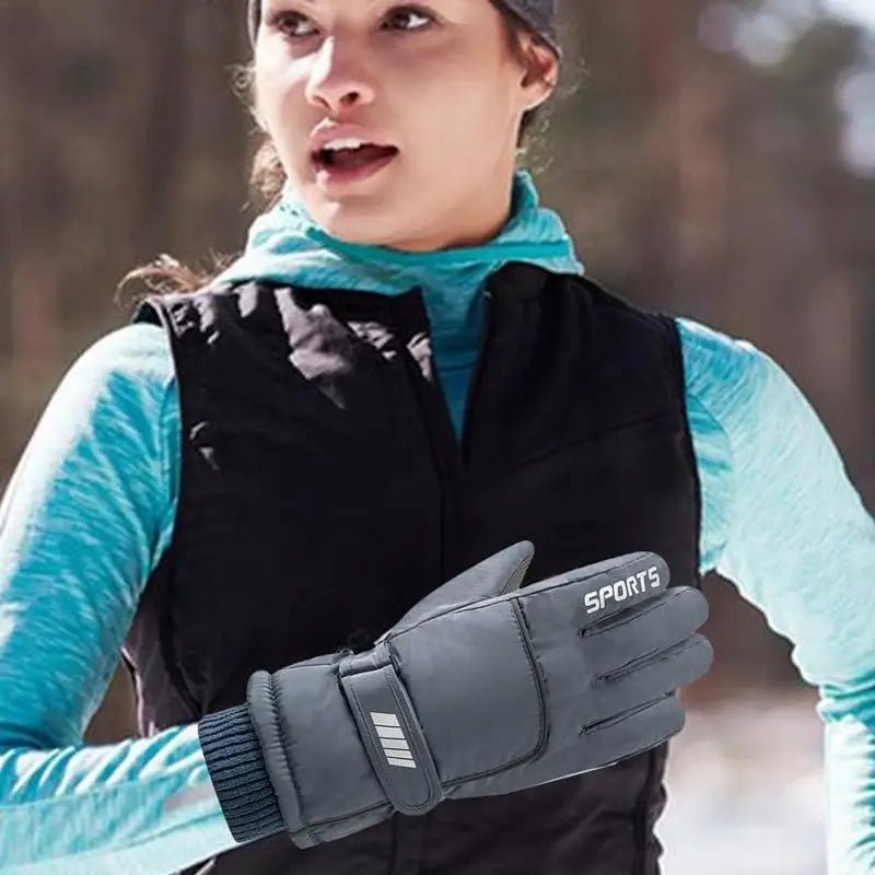 Men Winter Waterproof Cycling Gloves Outdoor Sports Running Motorcycle - AllYearGoods