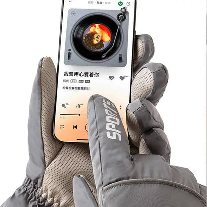 Men Winter Waterproof Cycling Gloves Outdoor Sports Running Motorcycle - AllYearGoods