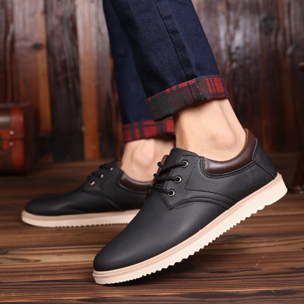 Mens Casual Flat Oxford Sneakers - AllYearGoods
