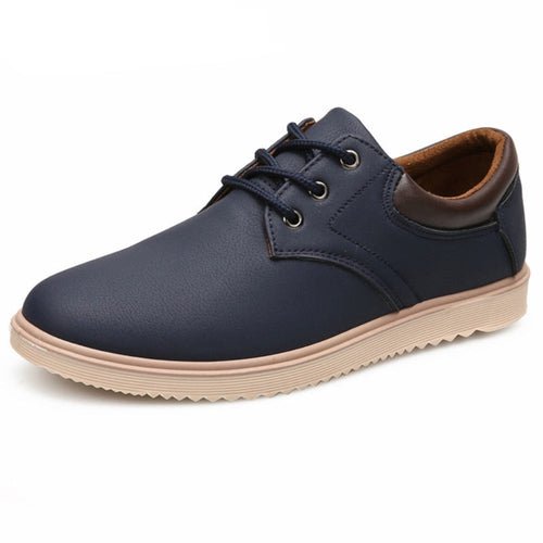 Mens Casual Flat Oxford Sneakers - AllYearGoods