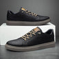 Mens Lace Up Oxford Leather Shoes - AllYearGoods