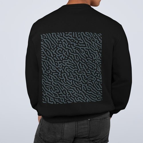 Mens ND Sweatshirt with Swirl Back Design - AllYearGoods