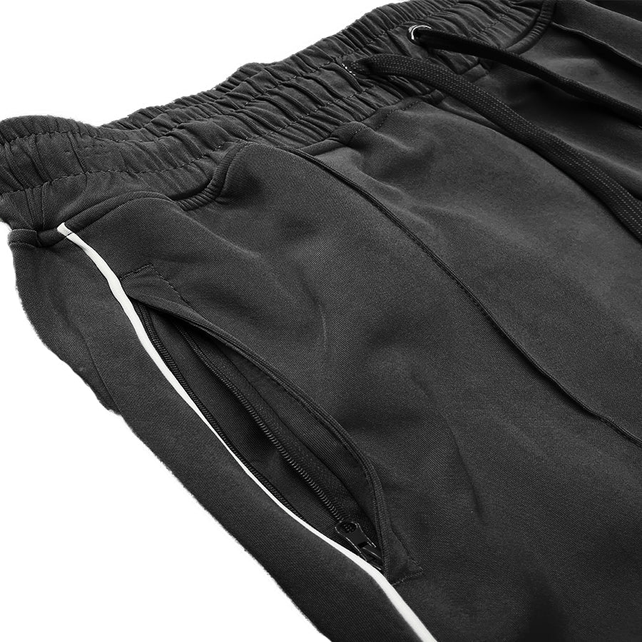 Mens Side Pipe Stacked Flare Pants - AllYearGoods