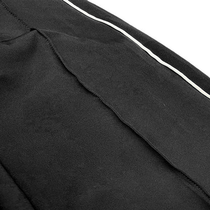 Mens Side Pipe Stacked Flare Pants - AllYearGoods