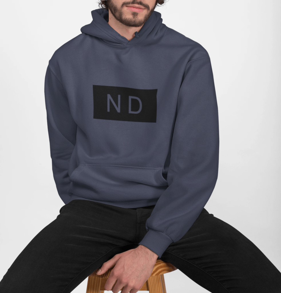 Mens Street Style ND Hooded Sweatshirt - AllYearGoods