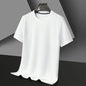 New Summer Waffle Round Neck Short Sleeved T-shirt for Men's Short - AllYearGoods