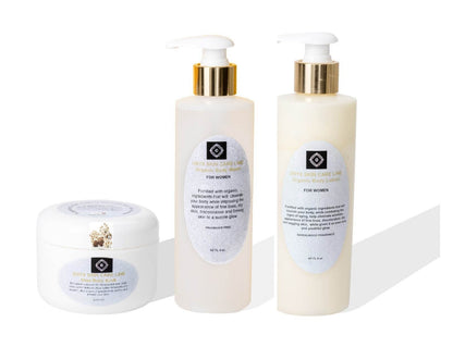 ORGANIC THREE STEP DRY SKIN CARE SYSTEM - for WOMEN Five Fragrances - AllYearGoods