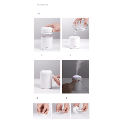 Portable Air Humidifier Aroma Essential Oil Diffuser for Car Home - AllYearGoods