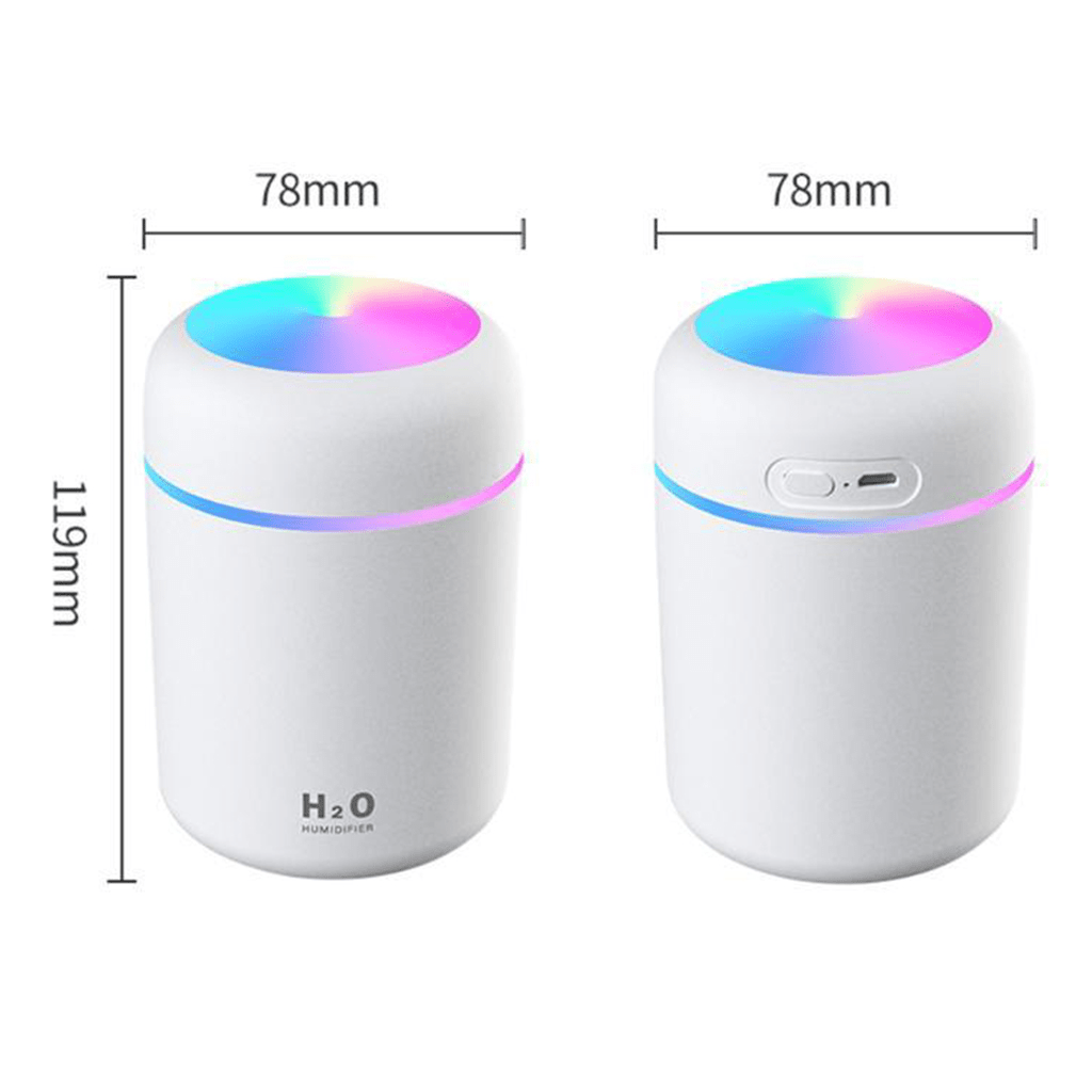 Portable Air Humidifier Aroma Essential Oil Diffuser for Car Home - AllYearGoods