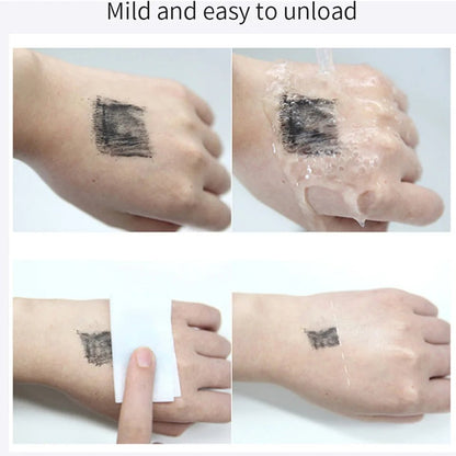 QIBEST Black Mascara Eyelashes Mascara 4D Silky Eyelashes Lengthening - AllYearGoods