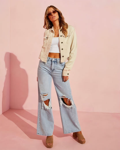 Ripped Slimming Jeans For Women - AllYearGoods
