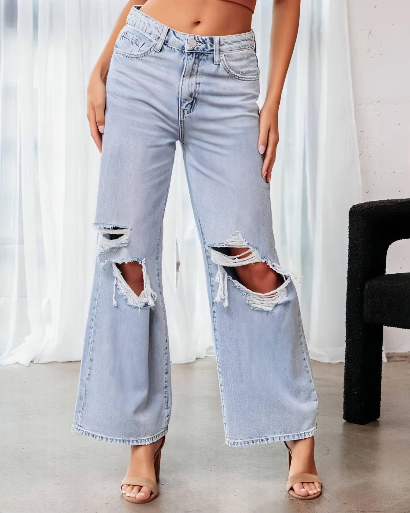 Ripped Slimming Jeans For Women - AllYearGoods