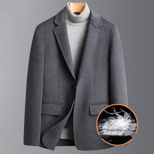 RoyalForm™ Men's Wool Coat – Luxury & Warmth for Winter - AllYearGoods