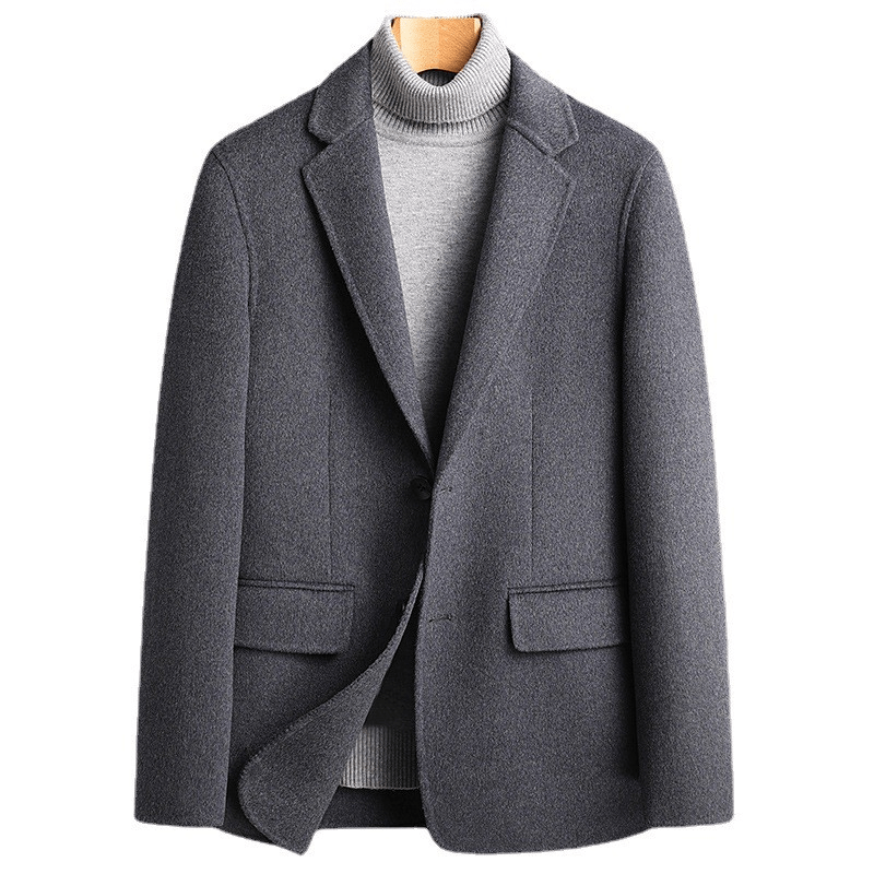 RoyalForm™ Men's Wool Coat – Luxury & Warmth for Winter - AllYearGoods