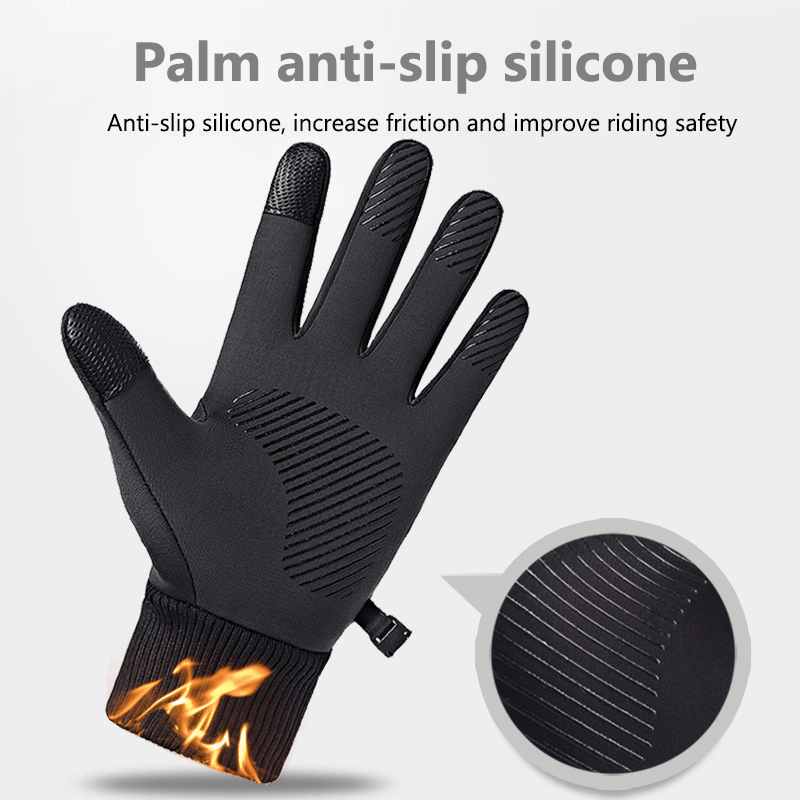 Touch Screen Fleece Gloves Non - slip Warm Winter Gloves - AllYearGoods