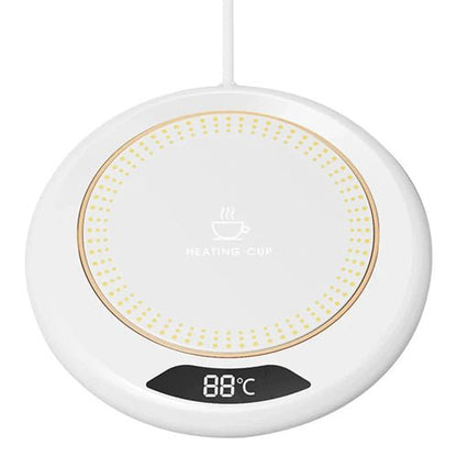 USB Smart Coffee Mug Warmer with Digital Display - AllYearGoods