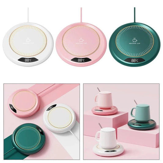 USB Smart Coffee Mug Warmer with Digital Display - AllYearGoods