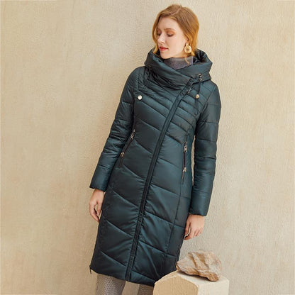 Warm Women Jackets With Elegant Parkas Jacket - AllYearGoods
