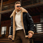 Winter Jacket Mens Military Fleece Warm Jackets Male Fur Collar Coats - AllYearGoods