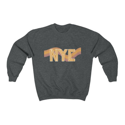 Womens NYC Retro 70's Crewneck Sweatshirt - AllYearGoods