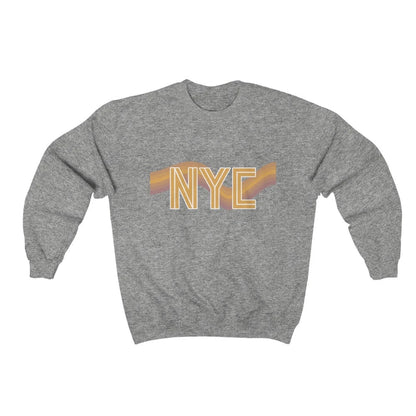 Womens NYC Retro 70's Crewneck Sweatshirt - AllYearGoods