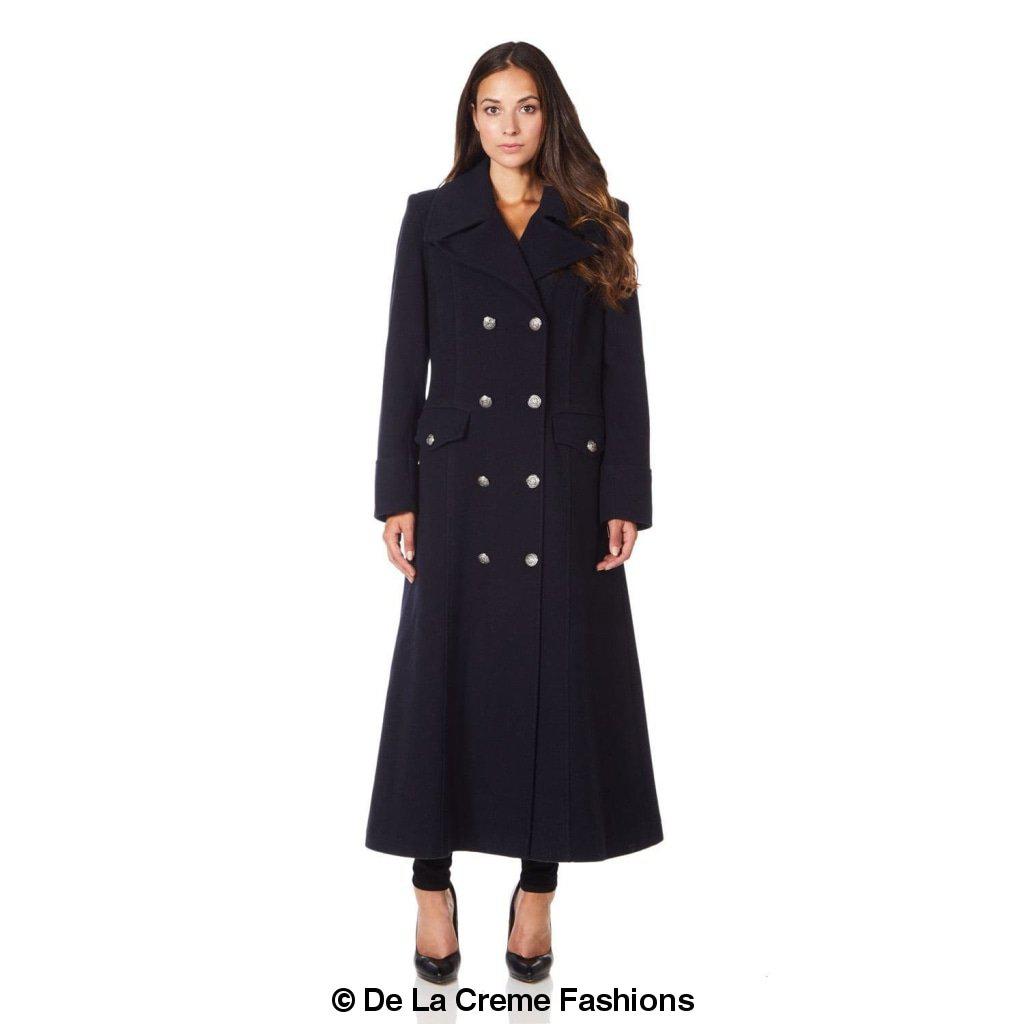 Wool Blend Double Breasted Maxi Coat (2004 - WOOL) - AllYearGoods