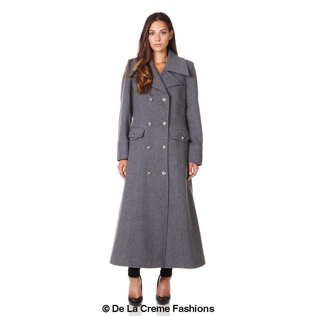 Wool Blend Double Breasted Maxi Coat (2004 - WOOL) - AllYearGoods