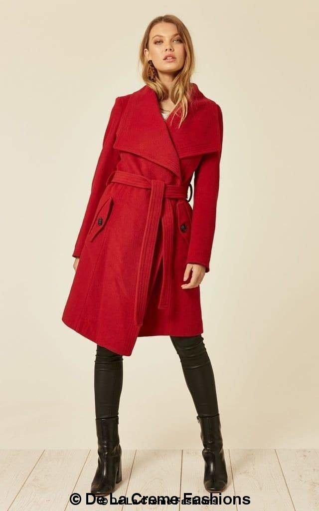 Wool Blend Large Lapel Duster Coat - AllYearGoods