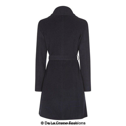 Wool Blend Large Lapel Duster Coat - AllYearGoods