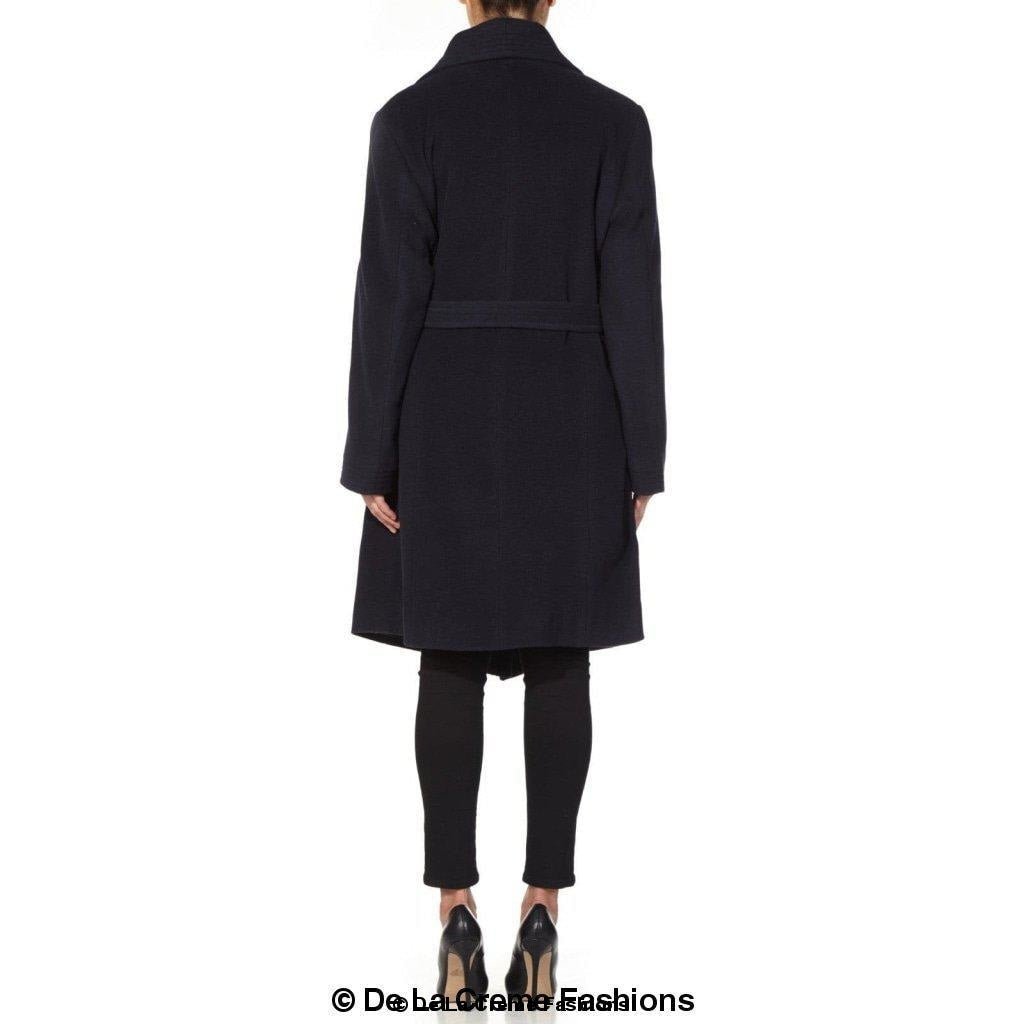 Wool Blend Large Lapel Duster Coat - AllYearGoods